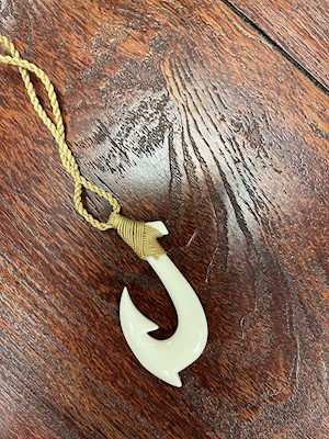 Bone Hook Necklace                                                         